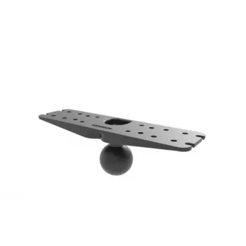 RAM Mounts D-Size pamatplāksne 11 x 3 collas ar 2.25 collu lodi - melna (RAM-D-111BU)