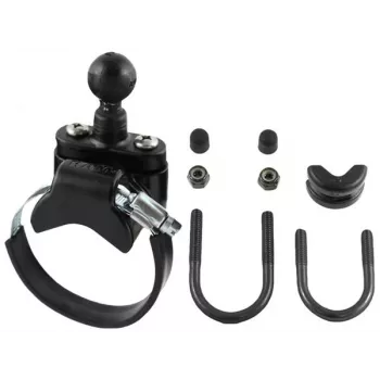 RAM MOUNTS RAM-B-231Z-2U Pamatne ar U-veida skrūvi un UTV siksnu - Melna