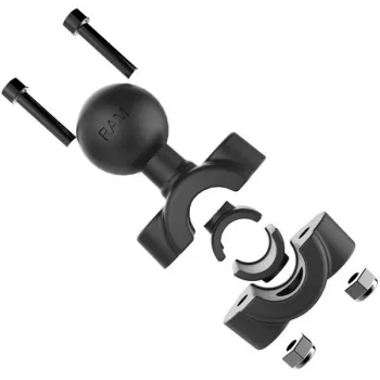 RAM Mounts RAM-B-408-37-62U U veida skrūves stūres stiprinājums – 3/8 inch-5/8 inch sliedei, 1 inch B izmēra lode, melns