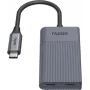 Rapoo USB-C Hub UCH-4013 USB-C uz USB-A un USB-C, pelēks 00226496