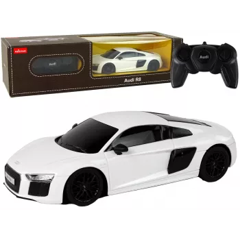 RASTAR 1:24 RC Audi R8 Pilot White Remote Controlled Car