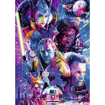 Ravensburger Puzzle Star Wars Hyperspace Collection: The Phantom Menace (500 Pieces, Large Pieces)