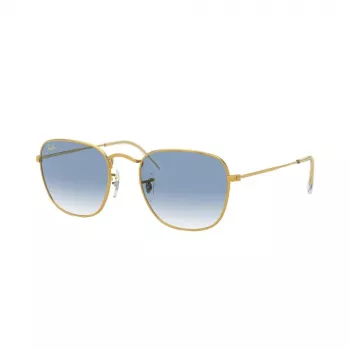 Ray-Ban Frank Metal Saulesbrilles RB385791963F5 Gold Light Blue Gradient 51mm