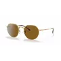 Ray-Ban Frank RB3565 Unisex Saulesbrilles 53/20/145 mm Zelts Brūns