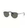 Ray-Ban Frank RB3958 Saulesbrilles Unisex 50/20/145 mm Melns Rāmis Zaļas Polarizētas