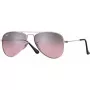 Ray-Ban Junior RJ9506S2117E5 Bērnu saulesbrilles, taisnstūra formas, caurspīdīgi rozā rāmis, gaiši brūns gradienta rozā stikls, 52/14/125 mm