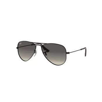 Ray-Ban Junior RJ9506S220115 Saulesbrilles, Matēti Melns, Pelēks Gradienta Lēcas, 50/13/120 mm