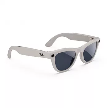 Ray-Ban Meta Skyler Gen1 AI Glasses - Shiny/Chalky Grey Transitions