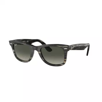 Ray-Ban Original Wayfarer Classic Saulesbrilles RB2140-136071 Caurspīdīgs Pelēks Rāmis Pelēka Gradienta Lēca 55/18/145 mm