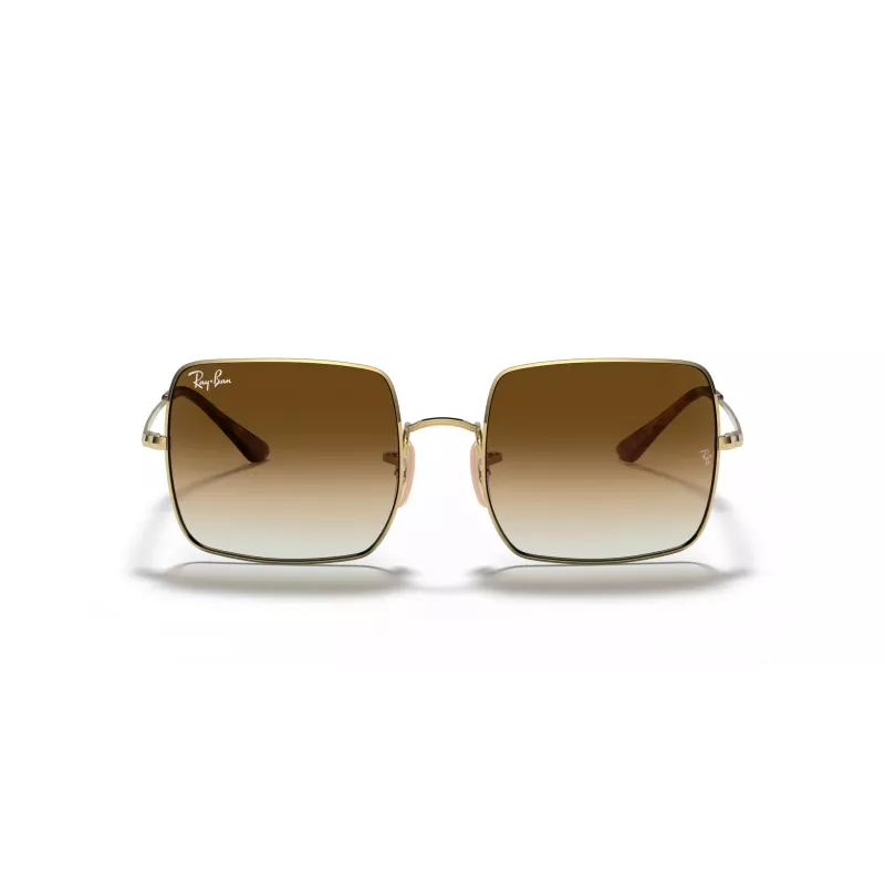 Ray-Ban RB1971-914751 Square 1971 Saulesbrilles - Pulēts Zelts, Brūns Gradienta Lēca, 54mm