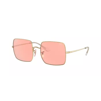 Ray-Ban RB1971 Square 1971 Classic saulesbrilles Zelts Rozā-Brūns gradients 54mm