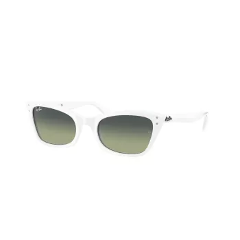 Ray-Ban RB2299975BH52 Lady Burbank Sauļošanās Brilles, Sievietēm, Acetāta Rāmis, Svītrains Brūns, Kvadrātveida, Gradienta Lēcas, 52/21/145 mm
