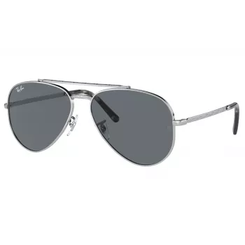 Ray-Ban RB3625003R562 New Aviator Saulesbrilles Unisex Zelts Metāls Pelēks Gradients 62mm