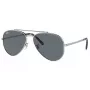 Ray-Ban RB3625003R562 New Aviator Saulesbrilles Unisex Zelts Metāls Pelēks Gradients 62mm