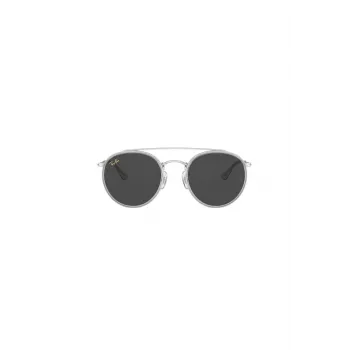 Ray-Ban RB3647N 9211B1 Unisex Round Saulesbrilles Gold Frame Blue Gradient Lens 51mm