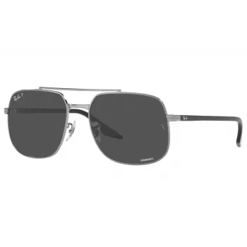 Ray-Ban RB3699 Unisex Saulesbrilles Gunmetal Rāmis Grey Gradient Lēcas 56mm