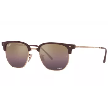 Ray-Ban RB4416F 6654G9 Unisex Sauļošanās Brilles - Caurspīdīgi Pelēks Rāmis, Pelēks Gradienta Lēca, 53mm
