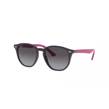 Ray-Ban RJ9070S70218G bērnu saulesbrilles, caurspīdīgi pelēkas, kvadrātveida, 46 mm