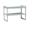 RAYEN 6018 Izvelkamais virtuves izlietnes plaukts pelēks 320-570 mm