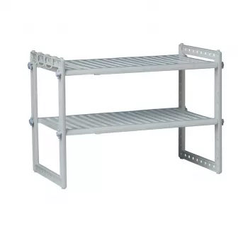 RAYEN 6018 Izvelkamais virtuves izlietnes plaukts pelēks 320-570 mm