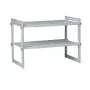 RAYEN 6018 Izvelkamais virtuves izlietnes plaukts pelēks 320-570 mm