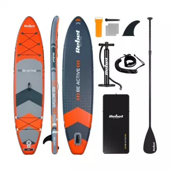 REBEL ACTIVE RBA-4500 piepūšamais SUP dēlis 350 cm oranžs