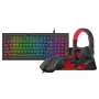 Redragon 4-in-1 Gaming komplekts: RGB tastatūra, pele, paklājiņš un austiņas