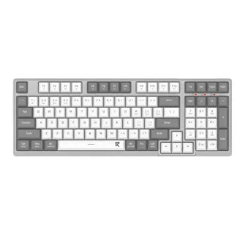 Redragon BK-7113 SCISSOR pilna izmēra vadu spēļu tastatūra - RGB fona apgaismojums, zema profila šķērssviru slēdži, 104 taustiņi, Anti-Ghosting, melna