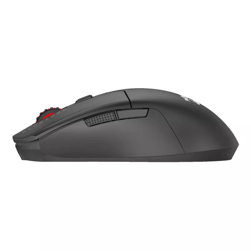 Redragon FYZU M995 PRO bezvadu spēļu pele - melna, 26K DPI Pixart 3395, trīs režīmi, 9 pogas, RGB, 70h baterija