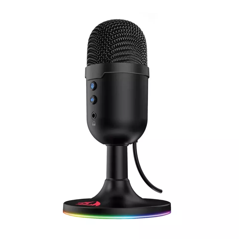 Redragon GM303 PULSAR spēļu straumēšanas mikrofons - melns