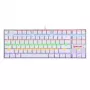REDRAGON KUMARA mehāniskā 87 taustiņu RGB fona apgaismojuma spēļu tastatūra - balta