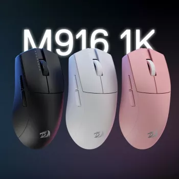REDRAGON M916 PRO 1K 3 režīmu bezvadu spēļu pele - Melna