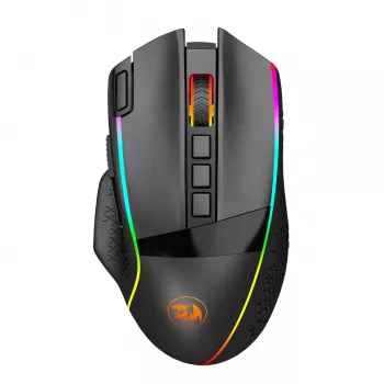 Redragon M991 RGB PRO ENLIGHTENMENT 26000 DPI trīs režīmu bezvadu spēļu pele - Melna