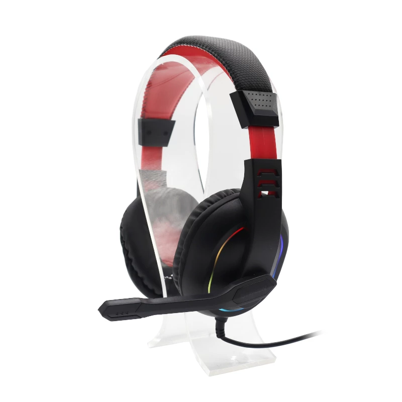 Redragon ARES AUX RGB spēļu austiņas ar mikrofonu - melnas