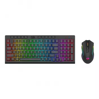 Redragon RYLO PRO S142 Tri-Mode RGB spēļu klaviatūra un pele