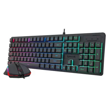 Redragon S107 RGB Gaming Essentials vadu tastatūras un peles komplekts