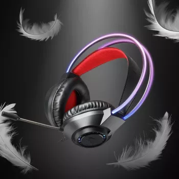 Redragon SCREAM RD-H231RGB Over-Ear RGB spēļu austiņas - melnas