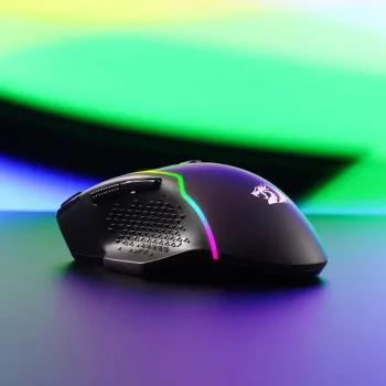 REDRAGON Taipan Pro 10000DPI bezvadu RGB spēļu pele - melna