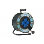 REEL RR3X1.5.40M.IP44 B.1116-300G-40-S Kabeļa spole 40m H05VV-F 3x1.5mm² 4 kontaktligzdas Schuko IP44 Melns
