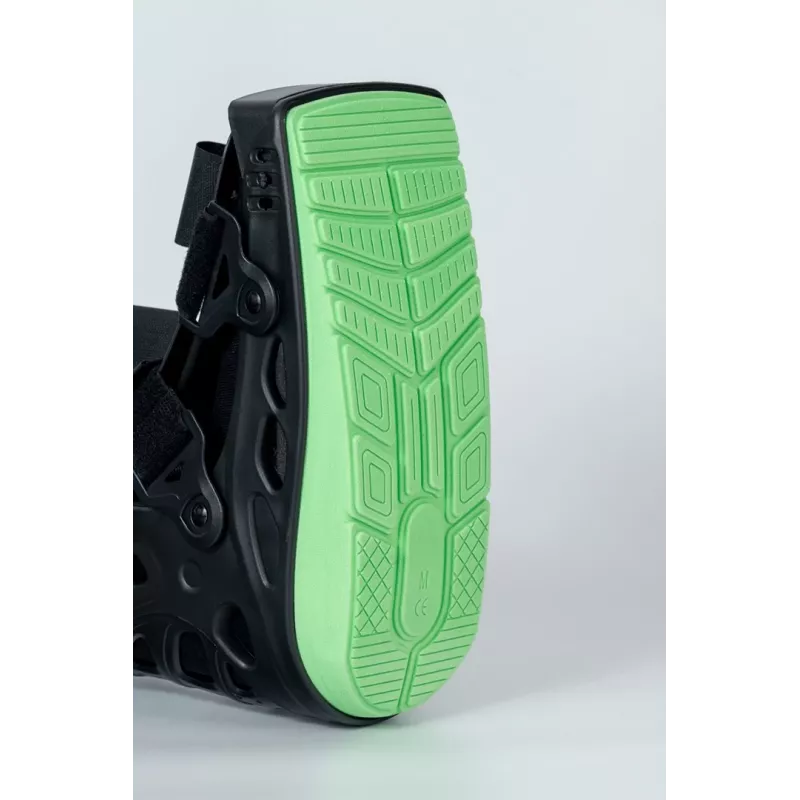 REH Air Walker Duo Short Potītes–Pēdas Ortoze, M izmērs, Melna