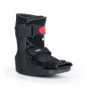 REH O-1183/XL Short Air Walker Boot – Pneimatiska potītes un pēdas imobilizācijas zābaks, rocker zole, melns/pelēks, XL izmērs