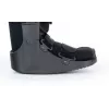 REH O-1183/XL Short Air Walker Boot – Pneimatiska potītes un pēdas imobilizācijas zābaks, rocker zole, melns/pelēks, XL izmērs