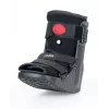 REH O-1183/XL Short Air Walker Boot – Pneimatiska potītes un pēdas imobilizācijas zābaks, rocker zole, melns/pelēks, XL izmērs