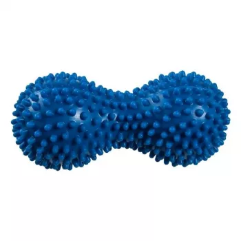 REHA FUND PILO-3018/1 Peanut Rehabilitation Ball ar Masāžas Pūciņām, Zils, 15x7 cm