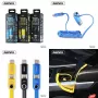 REMAX Cutie Car Charger Yellow - 2 USB-A Porti 4.2A Kopējā Izeja