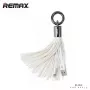 REMAX Universal Tassels Ring Cable for Micro USB - White