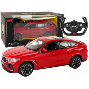 Vadības auto RC BMW X6 Rastar Pilot Red 1:14