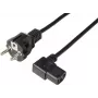 Renkforce barošanas kabelis 3m melns CEE 7/7 uz IEC C13 (RF-7176942)
