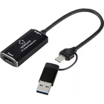 Renkforce RF-4KVC-100 video ierakstīšanas sistēma USB Plug and Play 4K HDMI uz USB 3.0 Full HD 1080p60 uztveršanas karte RF-6048350