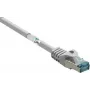 Renkforce RF-5047494 CAT 6a S/FTP tīkla kabelis, RJ45, 0,5 m, pelēks, ar fiksatora aizsardzību, liesmu slāpējošs